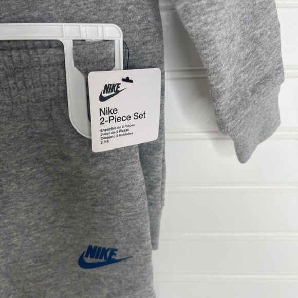 NEW Dark Grey Heather 12 Months 2 Piece Set Hoodie Joggers - Picture 5 of 7